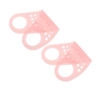 OATIPHO 2 Pezzi Lifting e Rassodamento Del Viso Modellatore Del Viso Allenatore Della Mascella Dispositivo Di Rimozione Del Doppio Mento Viso Più Magro Rosa Gel Di Silice