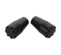 OATIPHO 2 Pezzi Manicotto della Maniglia in Plastica Nera per Porta Caldaia e Stufa, Protezione Sicura da Ustioni, Design Moderno con Filettatura 10mm