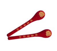 OATIPHO 2 pezzi Massaggiatore Portatile Bamboo per Corpo e Arti Strumento Manuale per Autotrattamento Include Materiale Educativo per Tecniche Gua Sha