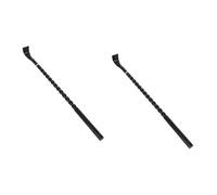 OATIPHO 2 Pezzi Solletico Strumenti Di Massaggio Graffianti Grattaschiena Graffiatore Del Corpo Massaggianti Indietro Scratcher Attrezzo Lungo Maniglia Massager Struccanti Ebano Nero