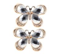 OATIPHO 2 Pezzi Spilla Farfalla Cristallo con Pietre Decorative Spilla Sciarpa Vintage in Lega Resistente Accessorio Moda per Abiti Cappotti e Cappelli per Matrimoni e Cerimonie