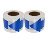 OATIPHO 2 Rotoli Etichette Adesive Direzionali per, Arrow Adhesive Tape Blu, Flusso per Acqua, Adesivi Autoadesivi per Segnaletica