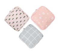 OATIPHO 2 Set Borse Porta Assorbenti Pochette Viaggio Con Design Cartoon E Cerniera Compatte E Pratiche Per Ufficio E Turismo Per Assorbenti E 3 Pezzi * 2