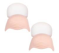 OATIPHO 2 Set Calotta Pelata Uomo in Lattice Realistica Tinta Carne con Rete Traspirante e Finto Capelluto per Halloween Cosplay e Teatro Riutilizzabile e Facile da Pulire