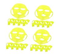 OATIPHO 20 Pezzi Coperture in Silicone Riutilizzabili per Maschera Idratante con Ganci Auricolari Elasticizzati Antiscivolo e Adatte Diverse Forme del Volto