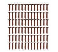 OATIPHO 200 Pezzi Mini Chiodi Decorativi in Ferro 8X17Mm Doppio Piedino per Artigianato Fai da Te Accessori Resistenti per Lavoretti Creativi e Album Fotografici Sicurezza Bordi