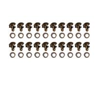 OATIPHO 20pezzi Ganci Decorativi Per Lacci Scarpe Ottone Accessori Per Riparazione Stivali e Fibbie Per Scarpe Hiking Facili Da Installare e Leggeri Set Pratico e Resistente