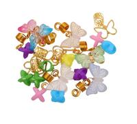 OATIPHO 20pezzi Perlina in Metallo per Dreadlock Fermaglio Africano per Donna Decorazione Boho Ciondolo Perline per Capelli Dreadlock Anello per Capelli Regulation