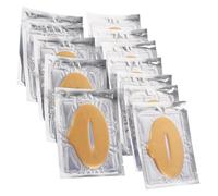 OATIPHO 25 Pezzi Maschera Per Le Labbra Per La Cura Della Pelle Labbro Sonno Durante La Notte Maschere Pastiglie Per Le Labbra Idratante Maschera Labbra in Gel Fibre Vegetali D'oro