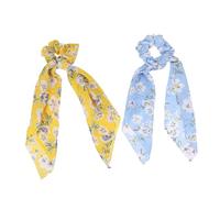 OATIPHO 2pezzi Anellini per Capelli in Copricapo Stampato alla Moda Accessori per Capelli Lunghi Elastici per Decorativi Adatti Qualsiasi Occasione