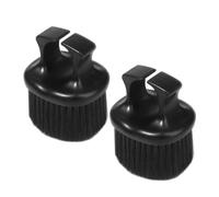 OATIPHO 2pezzi Spazzole Barba Da Barbiere Con Anello Antiscivolo Per Styling Capelli e Pulizia Barbe Spazzola Professionale Per Uomo Accessori Barber Shop Resistente e Facile Da Usare