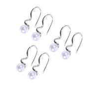 OATIPHO 3 Paia Orecchini Pendenti con Perle Eleganti per Donna Design Geometrico Minimalista Leggeri e Confortevoli per Uso Quotidiano e Cerimonie