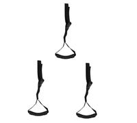 OATIPHO 3 Pezzi Auto Handley Assistente degli anziani assistenza mobile passeggeri preda anziano impugnatura tirare su il dispositivo di presa maniglia di sostegno del veicolo tessuto Nero