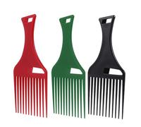 OATIPHO 3 Pezzi Pettine Afro Pettine Raccoglitore per e Spessi Strumento Styling Ergonomico Accessorio per con Antiscivolo e