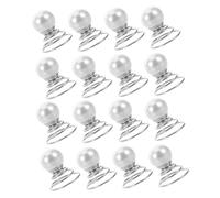 OATIPHO 36 Pezzi Forcine Spirale per Chignon con Perla Artificiale Fermagli Elastici per Acconciature da Sposa Clip Torsione Decorate per Matrimonio e Feste Elegante