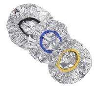 OATIPHO 3pezzi Cuffia Termica Per Capelli in Stagnola Cuffia Per Maschera Per Capelli Riutilizzabile Per Trattamenti Per Per Tinture Per Per Olio Per