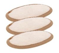 OATIPHO 3pezzi Spugna Di Luffa Per Doccia Scrub Esfoliante Per Corpo Dischetti Di Spugna Di Luffa Cordino Per Bagno Pulizia Naturale Stile Casuale