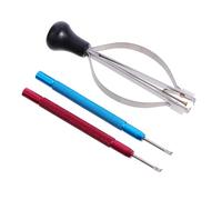 OATIPHO 3pezzi Strumento Estrattore Orologi Con Pinza Per Ago e Supporto Kit Professionale Per Riparazione Orologi Con Manico Antiscivolo e Controllo Sicuro e Manutenzione Facile