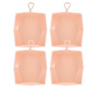 OATIPHO 4 Pezzi Contenitori per Spugnette Scatole Portatili per Spugnette Comprese Organizer per Spugne per Viaggi Design e per
