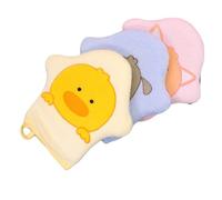 OATIPHO 4 Pezzi Spugne Bagno Cartoon per Esfolianti Rosa Accessori Pratici per Doccia e Bagnetto Massaggio e Stimolazione Della Circolazione