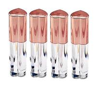 OATIPHO 4 Pezzi Tubetti Trasparenti per Lucidalabbra Contenitori Vuoti con Bacchetta per Diy e Ricaricabili per Rossetto e Balsamo Labbra