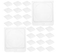 OATIPHO 40 Pezzi Blush Highlight Box Coppa di aspirazione del telefono tavolozza di ombretti magnetici vuota anello del dito del telefono aspirazione per telefono plastica Trasparente