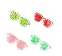 OATIPHO 4pezzi Maschera Gel per Occhi Impacco Freddo per Occhi Rinfrescante Maschere in Gel Riutilizzabili per Impacchi Freddi