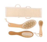 OATIPHO 4pezzi Spazzole da Bagno Pratiche Spazzola Creativa Doppia Faccia Accessori da Bagno Utili per Rimuovere Sebo in Eccesso e Cellule Morte Esfoliante la Cura della Pelle