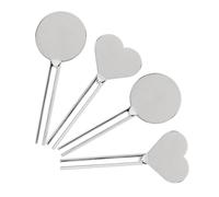 OATIPHO 4pezzi Spremi-dentifricio in Dispenser Per Dentifricio Manuale Strumenti Per Spremitura Del Tubetto Realizzato in Design Cuore e Rotondo Per Dentifricio Per