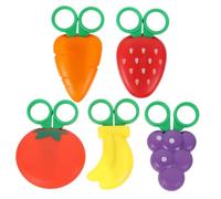 OATIPHO 5 Pz Forbici a Forma Di Frutta Calamita Per Lavagne Bianche Da Ufficio Forbici Darte Magneti Alla Bambino Che Fa i Primi Passi Magnete Acciaio Inossidabile Portiera Della Macchina