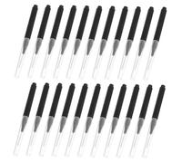 OATIPHO 50 Pezzi bobina di sopracciglia strumenti per la laminazione delle sopracciglia stuzzicadenti micro pennello per sopracciglia spazzolino da denti spool pp Nero
