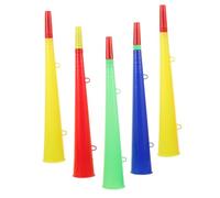 OATIPHO 5pezzi Trombe Da Tifo Colorate Per Eventi Sportivi e Feste Noisemakers Leggeri Plastica Per Calcio e Concerti Facili Da Usare e Portatili
