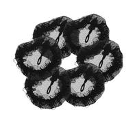 OATIPHO 6 Pezzi Copertura in Rete Di Pizzo Retine Per Nere Net Di Invisibile Creatore Di Chignon Per Net Canne Capile Retina Per Nero