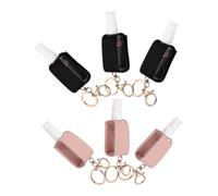 OATIPHO 6 pezzi Vuoti Viaggio con Custodia in PU Bottiglie Piccole Perdita per Shampoo Lozione Profumo Kit Contenitori Portatili per Liquidi per Trousse e Bagagli