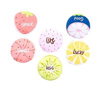 OATIPHO 6pezzi Cuffia Doccia Elastica Design Frutta Cuffia Bagno Varietà Fantasie Resistente Lavabile e Riutilizzabile Per Proteggere i Durante La Doccia o Prodotti Chimici