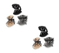 OATIPHO 6pezzi Fermagli Per Clip Per Mollettone Per Spessi Accessori Per e Grigio