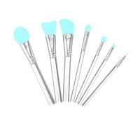 OATIPHO 7 Pezzi Makeup con Acrilico e Silicone per Fondotinta e Maschere Facciali Accessori Cosmetici per e Domestico con Sacchetto Opp