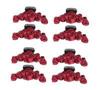 OATIPHO 8 Pezzi Mollette Rosse Rosa Fermagli per Spessi e Sottili Accessori e Ragazze Presa e Materiale Resistente