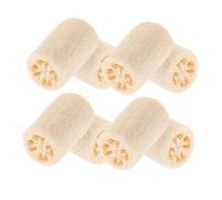 OATIPHO 8pezzi Spugna in Luffa Naturale Multiuso Per Doccia e Cucina Esfoliante Delicato Potente Abrasivo Impugnatura Comoda Asciugatura Rapida