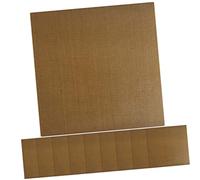 OATIPHO Adesivi Per Piastra Per Chioma 10 Pezzi 10x12 Cm Resistenti Al Calore Di Vetro Per Salone Protezione Termica Per Ferri Arricciacapelli e Piastre Professionali