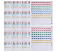 OATIPHO Adesivi per segnare punti sulla mappa autoadesivi, 400 pezzi, map location marker stickers, carta, per tracciamento preciso delle destinazioni di viaggio