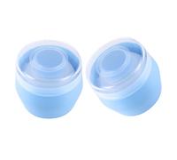 OATIPHO Astuccio per Polvere di Talco con Piumino Morbido 2 Pezzi, Contenitore per Cipria per Neonati in Materiale Pp, Applicazione Delicata e Uniforme, Adatto per Uso Domestico e Cura