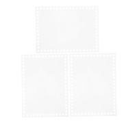 OATIPHO Base Acrilica per Uncinetto e Fondo Borse 20x15 Cm 3 Pezzi Trasparenti per Lavori Fai da Te Artigianali, Tavole per Tessitura e Creazioni Manuali, Accessori per Maglieria e Cestini Creativi
