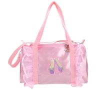 OATIPHO Borsa da Danza per Organizzare Accessori in Raso Rosa per Giovani Ballerine Stile e Comodità Pochette Trucchi da Viaggio Elegante e Spaziosa