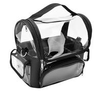 OATIPHO Borsa Da Viaggio Da Barbiere Grande Capacità, Organizer Per Trucco e Attrezzi Da Parrucchiere Cerniera, Valigetta Portautensili Leggera Per Saloni e Uso Professionale