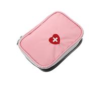 OATIPHO Borsa Medicinali Primo Portatile Poliestere Organizzatore per Emergenze Scatola Immagazzinaggio Rosa