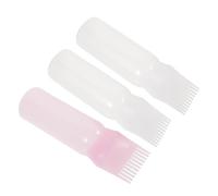 OATIPHO Bottiglie per Parrucchiere 3 Pezzi da 120ml in Plastica Leggere Applicatore per Balsamo Colorante Chioma e Distribuzione Uniforme per Uso in Salone