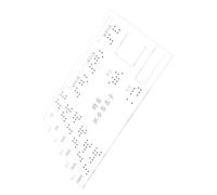 OATIPHO Braille Esterna in Acrilico Attenzione Per Persone Disabilità Accessorio Supporto Per Gestione Finanziaria