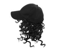 OATIPHO Cappello Baseball con Capelli Ricci per Donne Cappello con Parrucca Integrata Design Confortevole e Traspirante Adatto per Uso Quotidiano e Occasioni Speciali