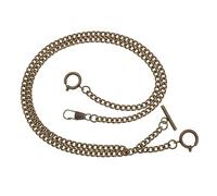 OATIPHO Catena Per Orologio Da Taschino Catena Sospesa Per Orologio Da Tasca Per Gilet o Abiti Formali Fibbia